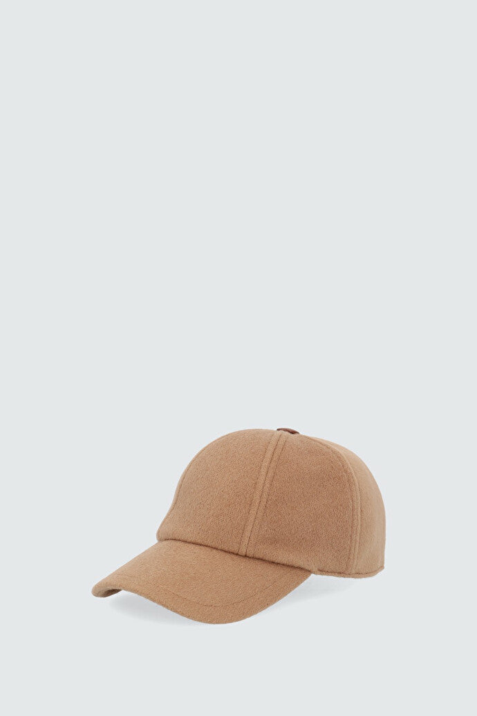 Cashmere baseball cap