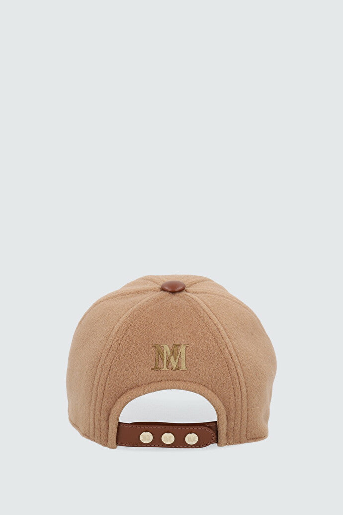 Cashmere baseball cap