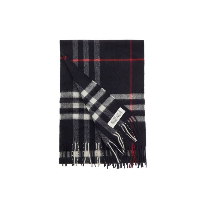 Checked Cashmere Scarf