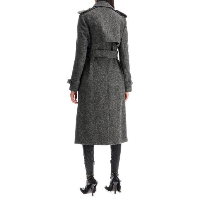 Long Wool Trench Coat