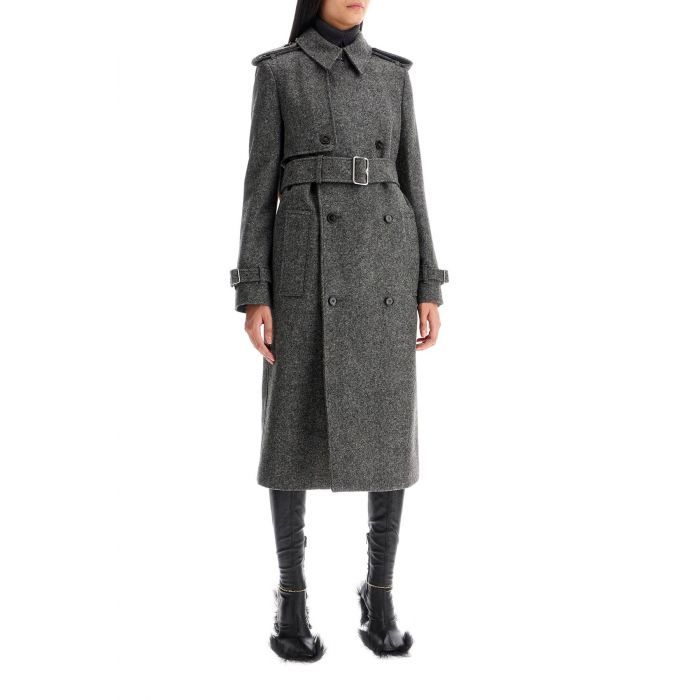 Long Wool Trench Coat