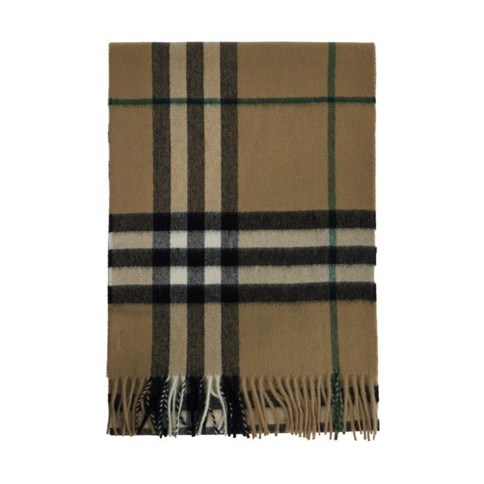 Checked Cashmere Scarf