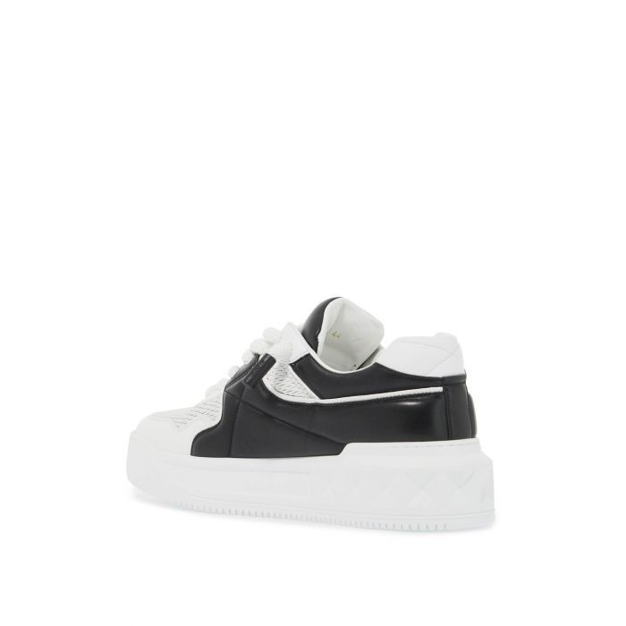 LOW-TOP PERFORATED NAPPA LEATHER XL ONE STUD