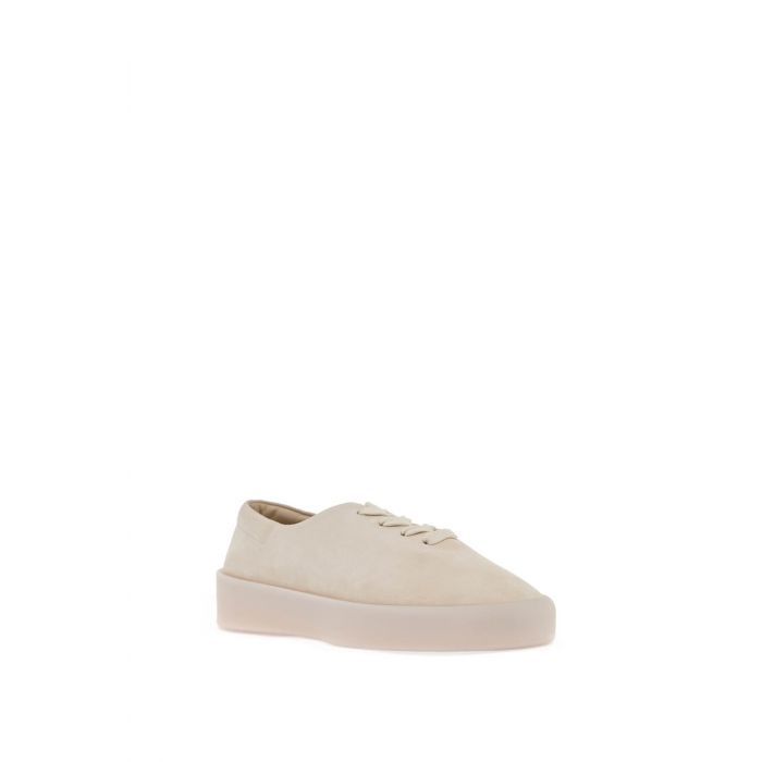 101 bone minimalist suede sneakers