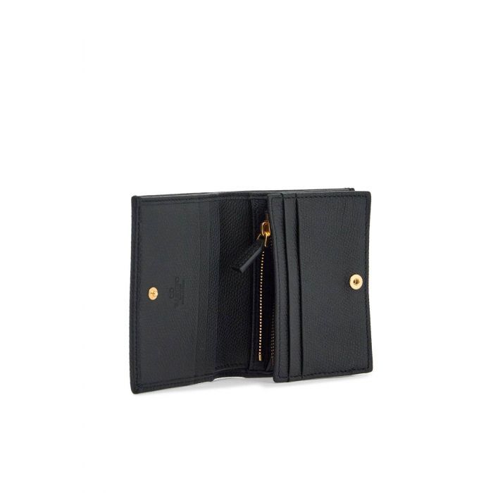 VLOGO SIGNATURE GRAINY CALFSKIN WALLET