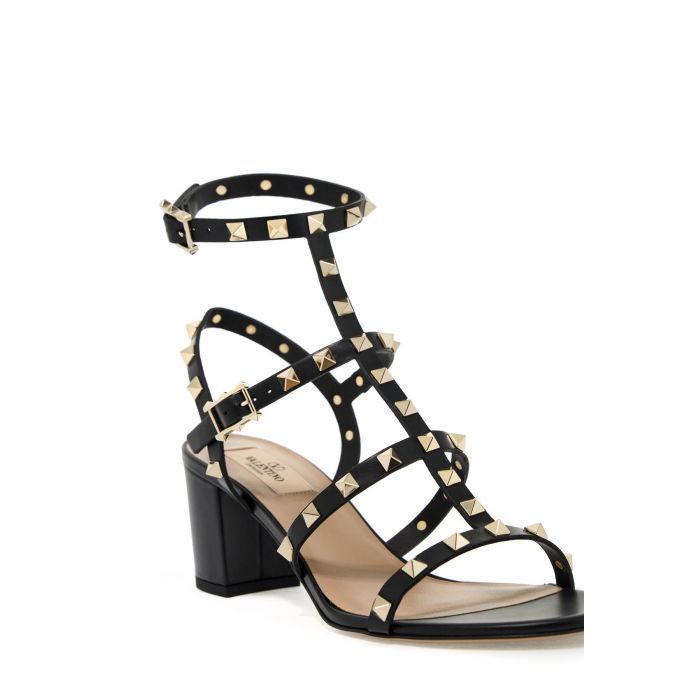 ROCKSTUD ANKLE STRAP SANDAL 60 MM