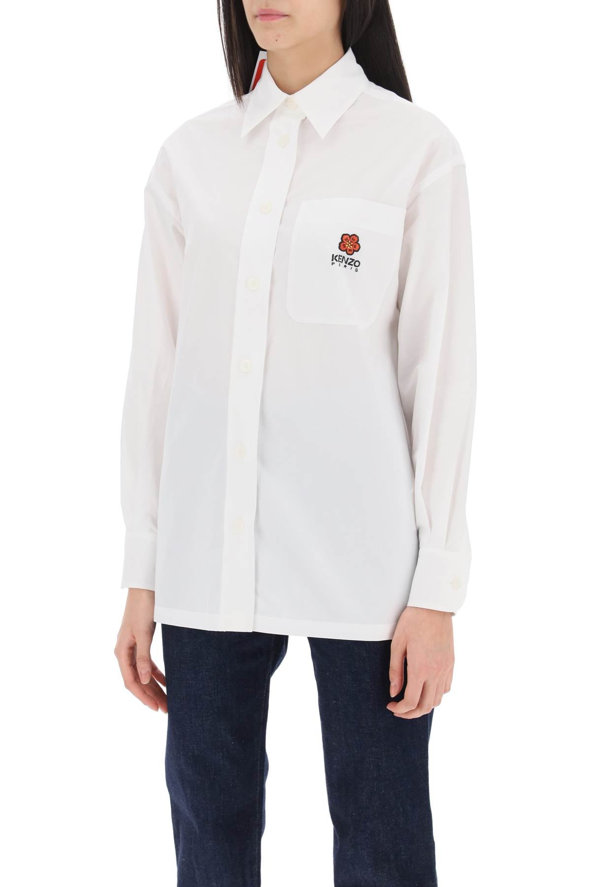 Boke Flower Crest Oversize Shirt